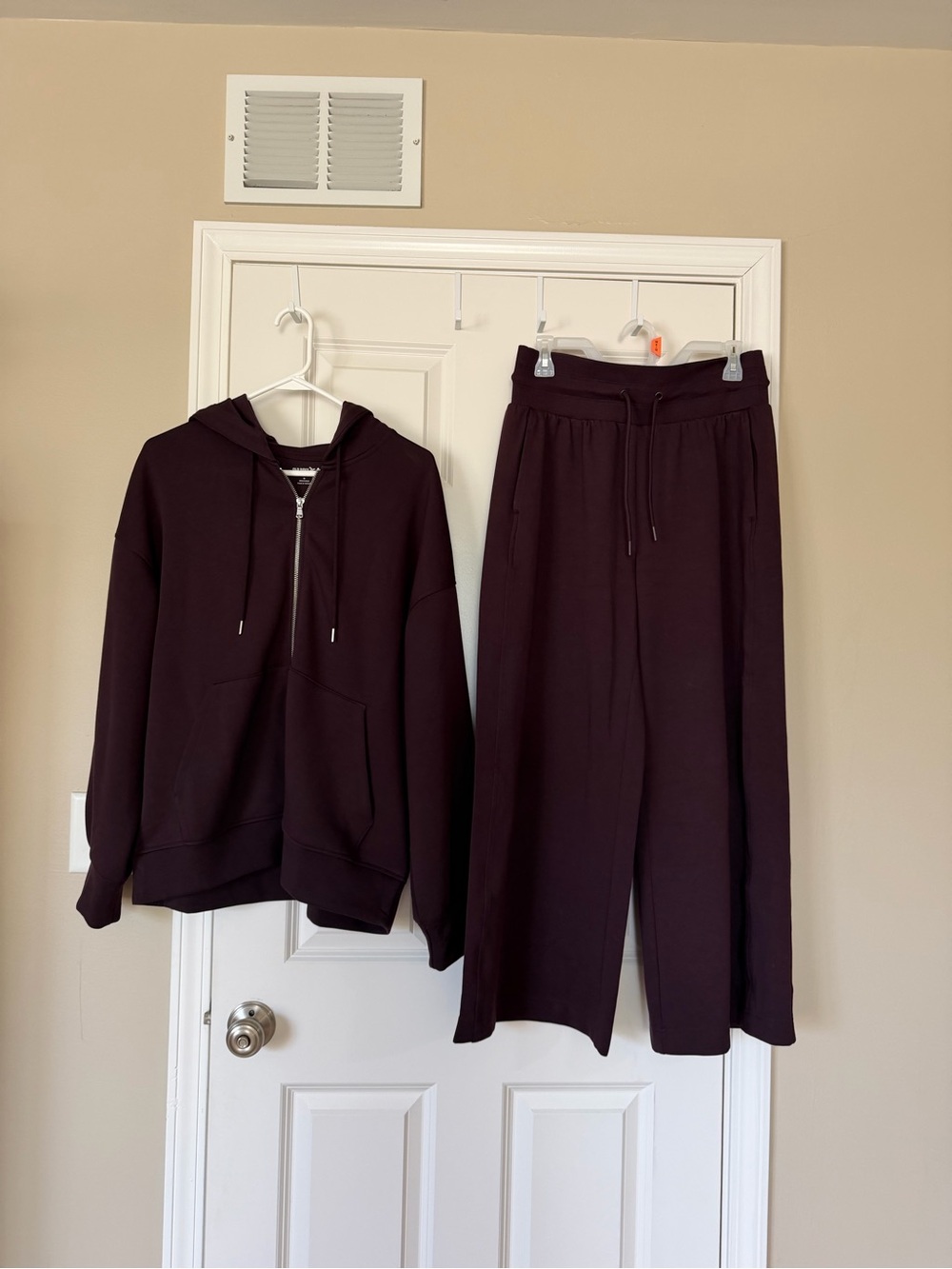 Women's Athletic Hoodie and Sweatpants Set